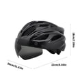 thumbnail image 4 of MOMOJIA Bicycles Helmets with LED Light & Goggles Cycling Helmets Comfortable Lining Breathable Cycling Helmets for Outdoor, 4 of 10