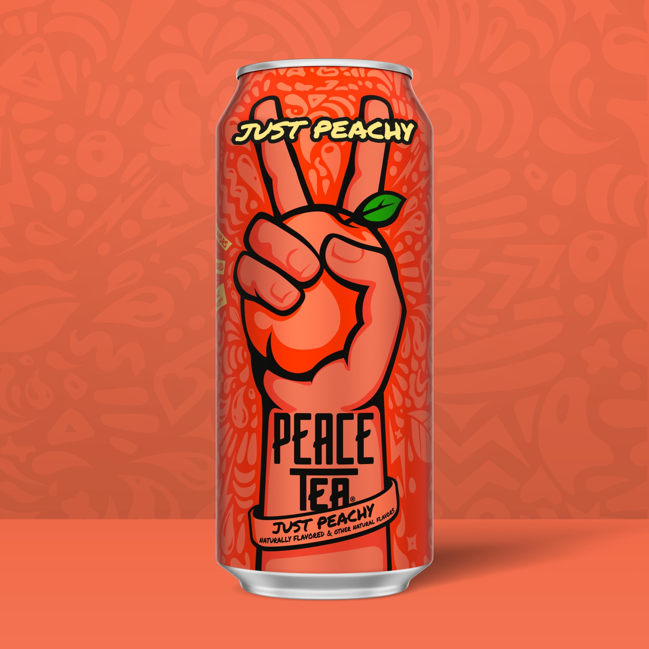 Peace Tea Just Peachy Canned Iced Tea, 16 fl oz