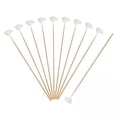 thumbnail image 1 of Xuanheng 5x10 Pieces Goose Feather Earpicks for Adults Children Ear Pick Ear Spoon White Thread S, 1 of 8