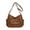 Brown, variant on Shoulder Bag Women Soft PU Leather Handbag Female Fashion Crossbody Bags Multi Pocket Large Capacity Lady Purse