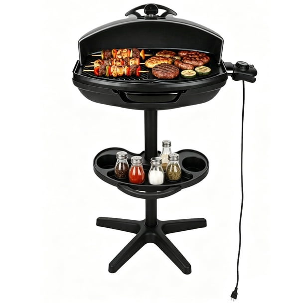 Parrilla eléctrica I-Keukenn 1500W portátil para interior y exterior