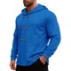 thumbnail image 1 of Ceisia Men's Outdoor Sports Jacket Hooded Long Sleeve Winter Slim Fit with Button Gift with Pockets, 1 of 4