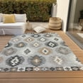 thumbnail image 5 of Addison Rugs Chantille Indoor/Outdoor Transitional Southwest Silver Washable Rectangle Rug, 8' x 10', 5 of 5