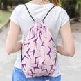thumbnail image 5 of Vixkuan 16 Pcs Demon Candy Drawstring Bag, Korean Pop themed Kraft Gift Bags for Birthday Party Decorations 10.6x13.4Inch, 5 of 6