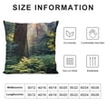 thumbnail image 5 of BANET Throw Pillow Cushion Cover, Morning Sunlight in Wilderness United States Nature, Decorative Rectangle Accent Pillow Case 24x24in, 5 of 5