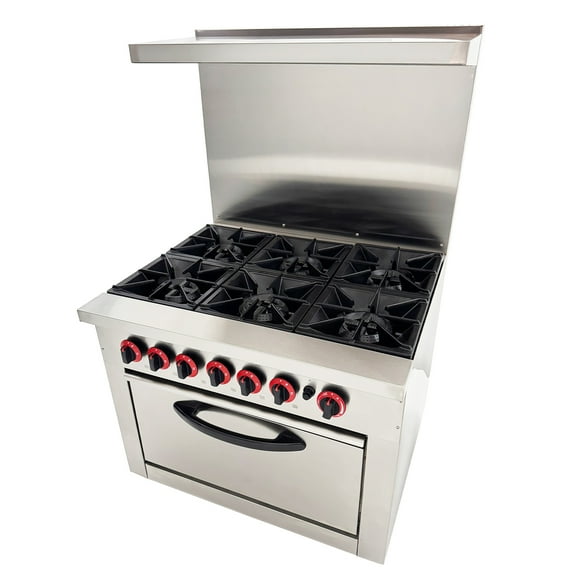 Gas Rice Cooker 6 Burner Hot Plate Stove Kitchen Restaurant Oven