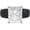 Black and Silver, variant on Silicone Ring – 10×8 mm Emerald Cut CZ | Patented Design - GlowStone Collection
