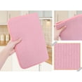 thumbnail image 4 of Unique Bargains Absorbent Microfiber Kitchen Mat Stone Drying Mat Pink 15.7*11.8 in, 4 of 6