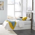 thumbnail image 3 of Pemberly Row Contemporary Mountain Lodge Wood Twin Headboard in Gray, 3 of 10