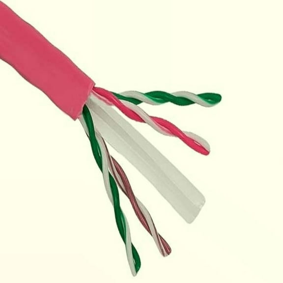 SANOXY Cables and Adapters; 1000ft Cat6 550 MHz UTP Solid Bulk Ethernet Bare Copper Cable, Orange