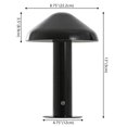 thumbnail image 2 of SAFAVIEH Jace Modern Black Metal Table Lamp with Black Shade, 2 of 6