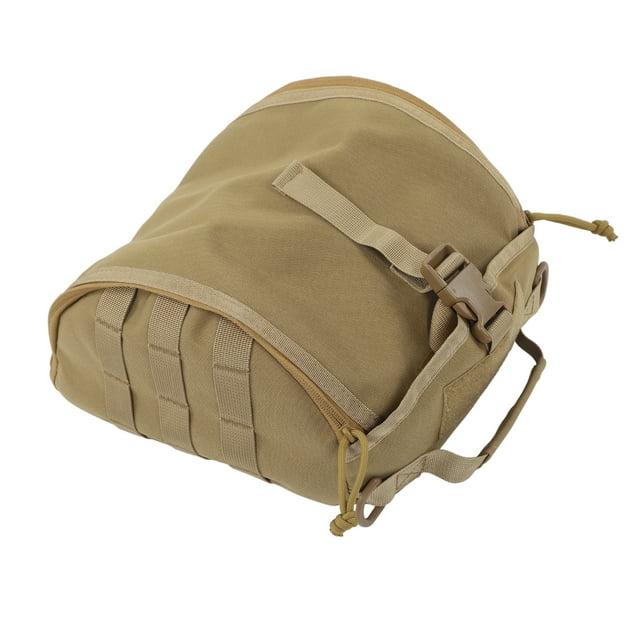 Camping Helmet Bag, Thickened Lining with Soft Padding for Hard Hats Protection, Adjustable Shoulder Straps and Inner Straps, Portable Design for Motorcycle Bike Helmets Storage