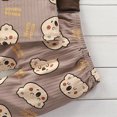 thumbnail image 6 of TOWED22 Baby Toddler Boys Outfits Set 2 Piece Long Sleeve Cute Print Graphic Round Neck Sweatshirt Top Sweatpants Casual Fall Winter Clothes(Brown,3-6 M), 6 of 6