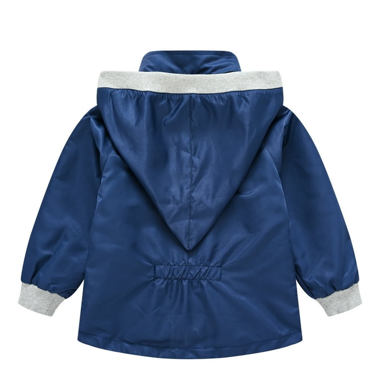Jacket Toddler Boys Girls Winter Coat with Pocket Hooded Jacket Zipper Windproof Outwear Boys Rain Jackets Size 10 12 Waterproof Princess for Toddler Girls 3T Walmart