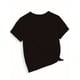 thumbnail image 2 of Girls' "Welcome Back to School" Graphic T-Shirt - 100% Cotton Casual Short Sleeve Round Neck Tee with apple & Pencil Design, Lightweight Summer Top for Back to School, Cute T Shirts, 2 of 7