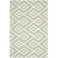 thumbnail image 2 of SAFAVIEH Chatham Eric Geometric Wool Area Rug, Gray/Ivory, 4' x 6', 2 of 8