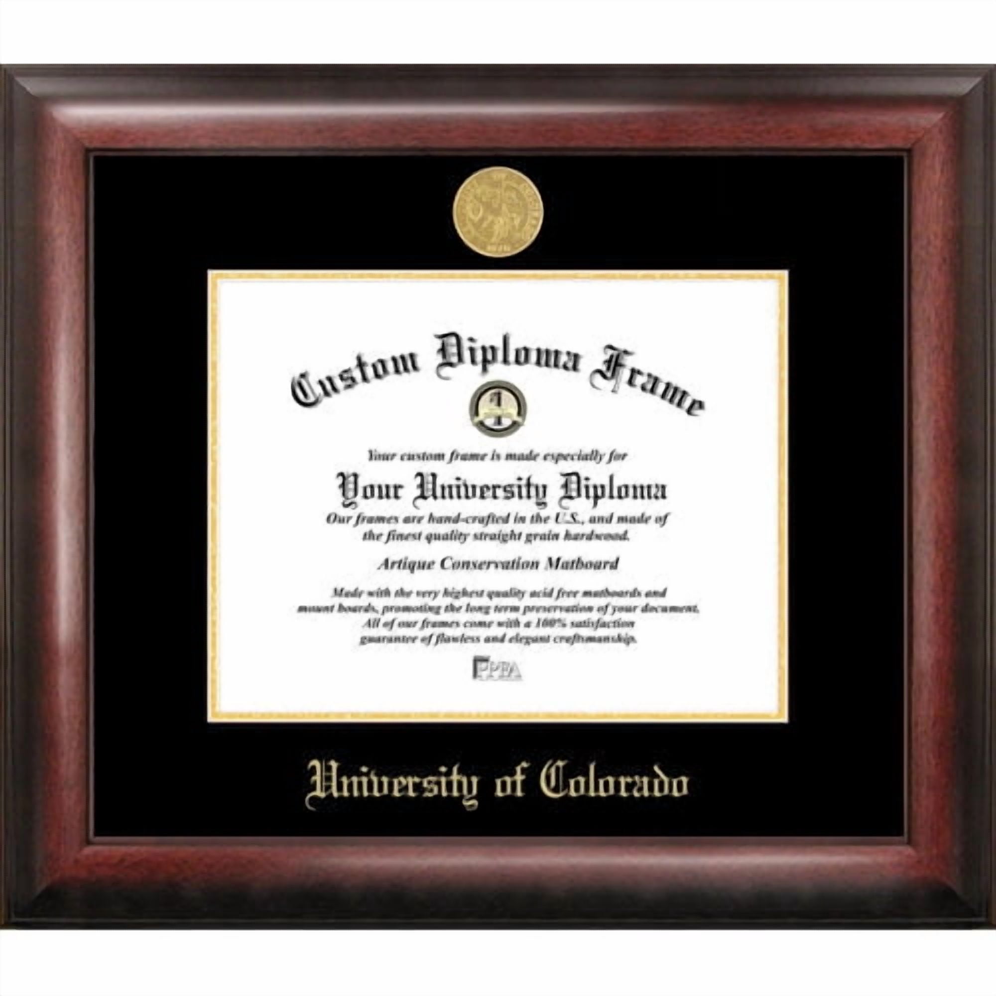 University of Utah 8.5" x 11" Gold Embossed Diploma Frame