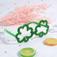 thumbnail image 4 of RyanK St Patricks Day Decorations St. Patrick’s Day Irish Glittering Sham-rock Glasses St. Patrick's Day Party Decoration Accessories -One Size, Pack Of 1, Green, 4 of 6