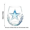 thumbnail image 3 of ZhangC Artisanal Blue Ringed Octopus Glassware, 4 Inch 3D Octopuses Stemless Wine Glasses, Handcrafted Marine Animal Bar Glass for Coastal Home Decor Ocean Lovers (Dolphin), 3 of 9