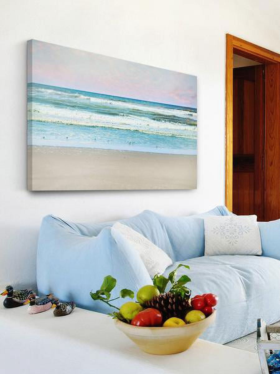 "Summer Beach" Painting Print on Wrapped Canvas