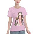 thumbnail image 2 of Women's Basic Short Sleeve T-Shirt Demon Slayer Blade Nidouzi, 2 of 6