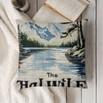 thumbnail image 3 of YINGXI  Lake/My Happy Place Home Decorative Pillow Case Cover 24x24in, 3 of 5