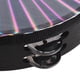 thumbnail image 3 of Pandereta Tambor de mano de campanilla de pandereta radiante de madera de 8 pulgadas con jingles de doble fila Instrumento de percusión musical reflectante de tambor Meterk  Pandereta, 3 of 6