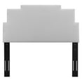 thumbnail image 3 of Modway Kasia Performance Velvet Full/Queen Headboard in Light Gray, 3 of 10