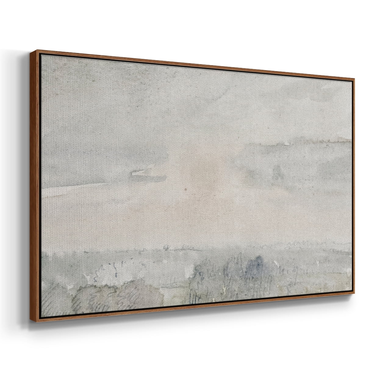 Vintage Landscape-CCCXXXIX By Wexford Home Framed in Walnut Wood Gallery Wrapped Canvas 25 in. x 37 in.