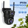 thumbnail image 3 of Closeli 3MP Dual Lens WiFi Security Camera Outdoor, IPX56 Waterproof, 360 PTZ AI Auto Tracking, Color Night Vision, Two-Way Audio & Motion Alarm, 3 of 12