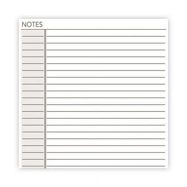 Lined Notes Pages for Planners/Organizers, 8.5 x 5.5, White Sheets, Undated Lined Notes Pages for Planners/Organizers, 8.5 x 5.5, White Sheets, Undated