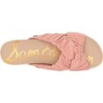 thumbnail image 5 of Sam Edelman Aliana Cali Rose Leather Wedge Cushioned Slip On Footbed Slide Sandal (9.5, Cali Rose), 5 of 6