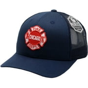 Chicago Fire Department Snapback Maltese Patch Mesh Navy/Navy