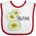 thumbnail image 3 of Inktastic Arizona Saguaro Cactus Flowers Boys or Girls Baby Bib, 3 of 4