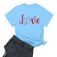 thumbnail image 3 of WILLBEST T-Shirts pour Femmes T-Shirt de Baseball Confortable T-Shirt de Baseball Col Rond Graphique 1155, 3 of 3