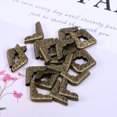 thumbnail image 3 of 20pcs Antiguo Brass Metal Book Scrapbooking Albums Álbumes Menús Carpetas Esquina Protectores Tono Bronce Hardware, 3 of 6