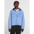 thumbnail image 2 of Weekend Academy Boys Hooded Denim Shacket, Sizes 4-18, 2 of 5