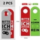 thumbnail image 2 of Paquete de 2 colgadores de puerta, No molestar, Señal de puerta para jugadores, Colgante de puerta de fieltro, Regalos geniales para adolescentes, niños, niñas, niños, Sala de juegos, 2 of 5