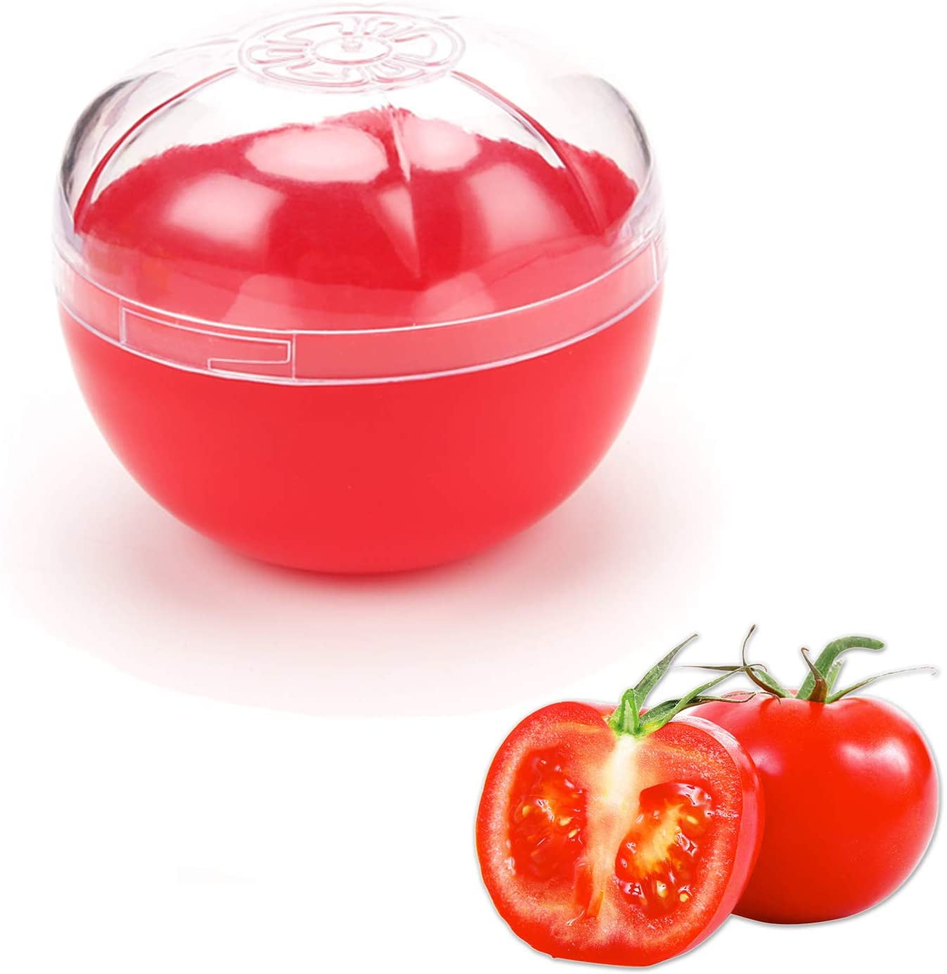 Tomato Vegetable Tasty Healthy Watercolor Glasses Case Eyeglasses Clam Shell Holder Storage Box