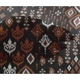 thumbnail image 4 of oneOone Viscose Chiffon Fabric Block & Geometric Ikat Printed Fabric 1 Yard 42 Inch Wide, 4 of 4