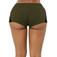 thumbnail image 2 of Gibobby Falda Shorts Mujer Pantalones deportivos altos Yoga para mujer Cintura ajustada hacia fuera Encaje Elástico Leggings Pantalones cortos casuales(Verde, XXL), 2 of 3