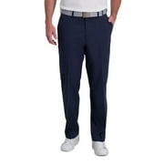 Men's Haggar® Cool Right® Performance Flex Classic-Fit Flat-Front Pants Color: Ink Size: 42X30
