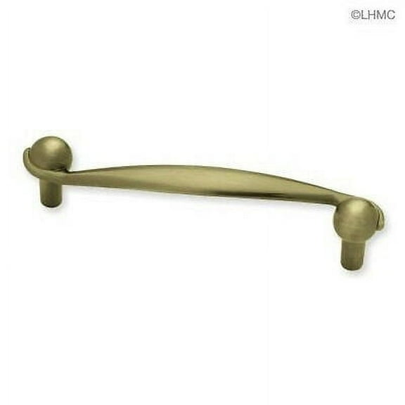 Liberty PN0702V-SBA Antique Brass 3 3/4" S Ball Style Cabinet Drawer Pull