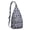 Grey-29, variant on Boho Cat Print Sling Backpack - Geometric Cat Pattern Crossbody Bag (Aesthetic Design, Perfect Cat Lover Gift)