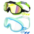 thumbnail image 1 of Gafas de natación Rantizon para niños, visión amplia, antivaho, rayos UV, de 3 a 15 años, 1 of 7