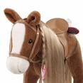 thumbnail image 3 of Gotz Big Plush Combing Horse with Saddle and Bridle Plus Mane and Tail to Brush and Style for 18" and 19.5" Dolls, 3 of 9