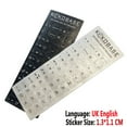 thumbnail image 3 of UK British English Language Standard Waterproof Keyboard Cover Stickers Button Letters Computer Laptop Skins Accessories UK Silver, 3 of 5