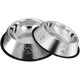 thumbnail image 1 of Cuenco para Perros de Acero Inoxidable, Cuenco para Gatos, Comedero para Perros con Bases de Goma Antideslizantes, Cuencos para Animales pequeños y Cuencos de Agua, XS-15 cm/2 Cuencos JM, 1 of 5
