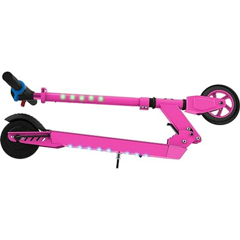 Hover 1 Comet Electric Scooter for Children LED Headlight 10 mph Max Speed Pink UL Certified Walmart