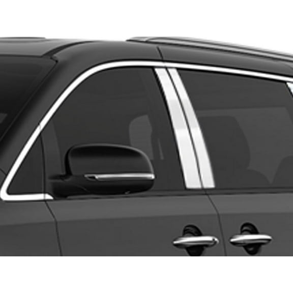 Stainless Steel Pillar Trim 4Pc Fits 2014-2020 Kia Sedona PP14815 QAA